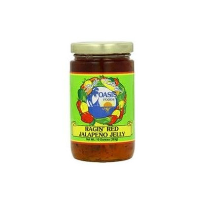 Oasis Foods Ragin' Red Jalapeno Jelly 10 oz