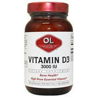 Olympian Labs Vitamin D3 - 3000 IU - 100 Capsules