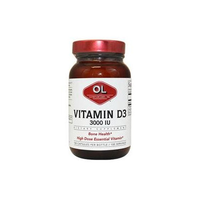 Olympian Labs Vitamin D3 - 3000 IU - 100 Capsules