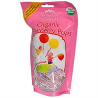 Yummy Earth Organic Standup Lollipops Strawberry Smash - 3 oz