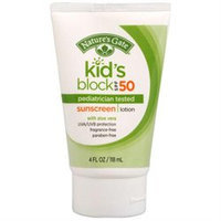 Kids Broad Spectrum SPF 50 Sunscreen, 4 oz, Nature's Gate