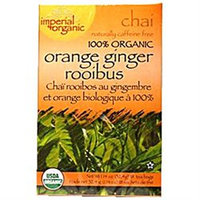 Uncle Lees Tea 0639120 Imperial Organic Orange Ginger Rooibus Chai Tea - 18 Tea Bags