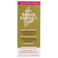 Liddell Laboratories - Vital Brain Energy with Ginkgo Homeopathic Oral Spray - 1 oz.