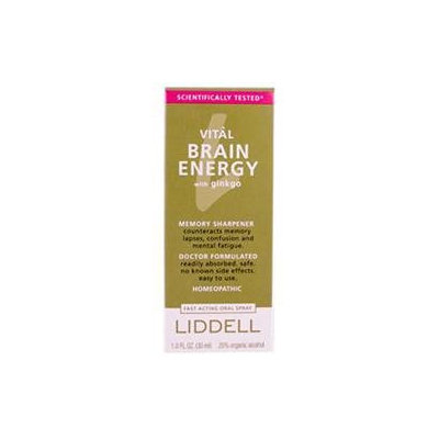 Liddell Laboratories - Vital Brain Energy with Ginkgo Homeopathic Oral Spray - 1 oz.