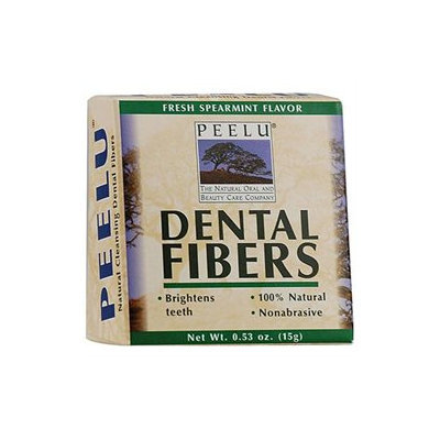Peelu - Dental Fibers Tooth Powder Spearmint Flavor - 0.53 oz.