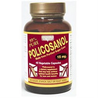 Only Natural 99% Pure Policosanol, 15mg, 45 vegetable capsules