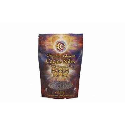 Earth Circle Organics Balinese Cacao Nibs 100% Raw, 8 Ounce