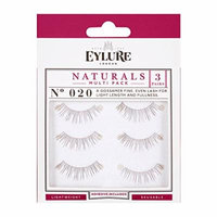 (Pack of 15 Pairs) Eylure Naturalites #020 False Eyelashes, Black Multi-Pack