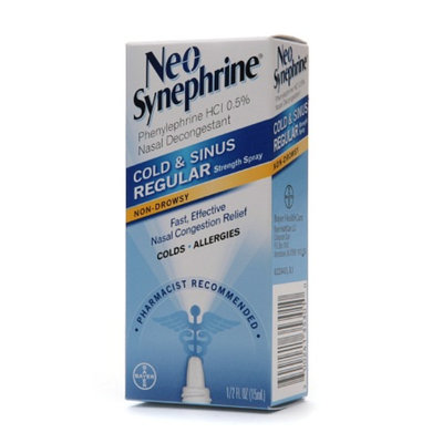 Neo-Synephrine Cold & Sinus Regular Strength Nasal Decongestant Spray