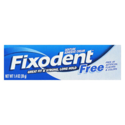 Fixodent Free Denture Adhesive Cream