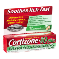Cortizone-10 plus Ultra Moisturizing 1% Hydrocortisone Anti-Itch Creme Maximum Strength 1 OZ