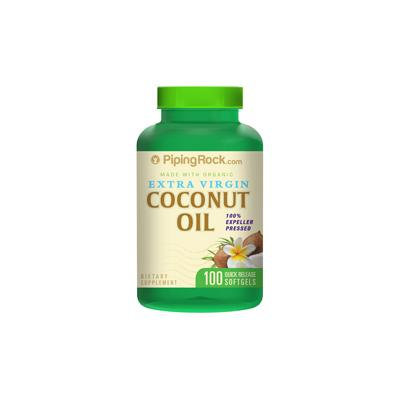 Coconut Oil 1000mg Extra Virgin Organic 100 Softgels