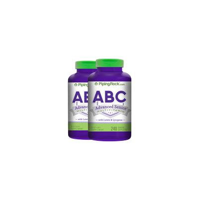 ABC Advanced Senior w/Lutein 2 Bottles x 240 Coated Caplets