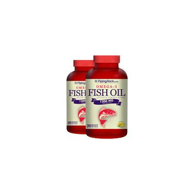 Omega-3 Fish Oil 1200mg 2 Bottles x 240 Softgels