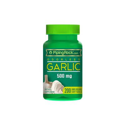 Garlic 500mg Odorless 200 Softgels