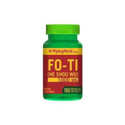 Fo-Ti Root 1000mg He-Shou-Wu 100 Capsules