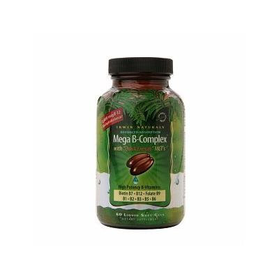 Irwin Naturals Mega B-Complex with Quick Energy, Softgels 60 ea