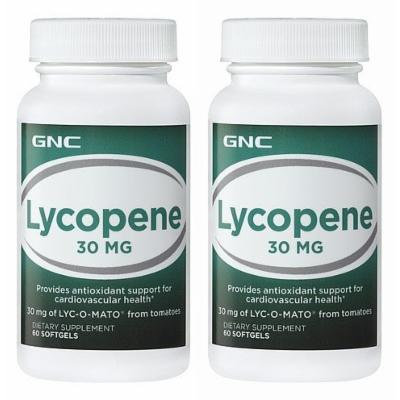 GNC Preventive Nutrition® Lyc-O-Mato® Lycopene From Tomatoes 60 Softgels, Single & Multi Packs (Two Bottles each of 60 Softgels)