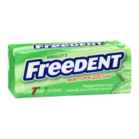 Wrigley's Freedent Gum Peppermint - 15 CT