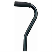 Carex Health Brands A74100 Fashion Designer Pattern Quad Cane - Black Offset