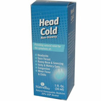NatraBio Head Cold Non-Drowsy 1 fl oz
