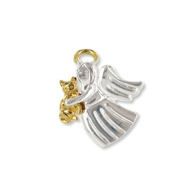 D.m. Merchandising Wings and Wishes Angel Tac Pin, Angel for Cat Lover