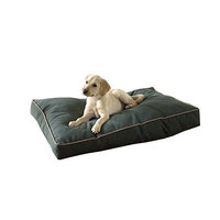 Boomer George Carolina Pet Company Indoor Outdoor Jamison Tan Faux Gusset Dog Bed