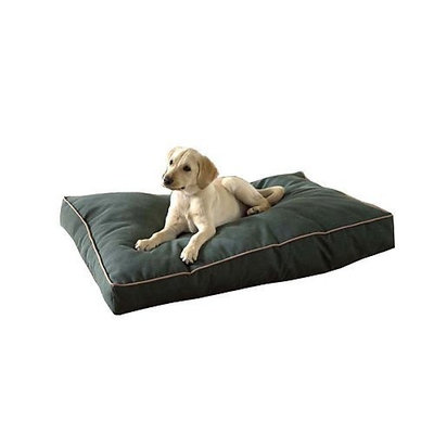 Boomer George Carolina Pet Company Indoor Outdoor Jamison Tan Faux Gusset Dog Bed