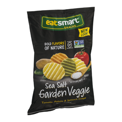 EatSmart Snacks Tomato, Potato & Spinach Crisps Sea Salt Garden Veggie