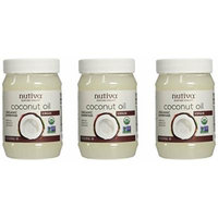 Nutiva Organic Virgin Coconut Oil, 15 Oz (Pack of 3)