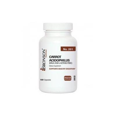 Bronson Labs: Carrot Acidophilus 500 Mg 100 Capsules