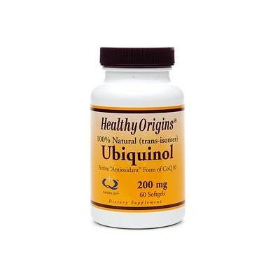 Healthy Origins Ubiquinol, 200mg, Softgels 60 ea
