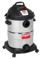 DAYTON 22XJ47 Wet/Dry Vacuum, 6 HP, 12 gal, 120V