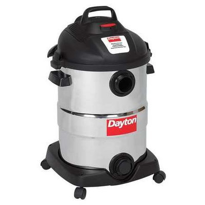 DAYTON 22XJ47 Wet/Dry Vacuum, 6 HP, 12 gal, 120V