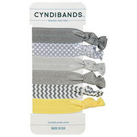 CyndiBands Set of 6 Hair Ties, Splendor, .3 oz