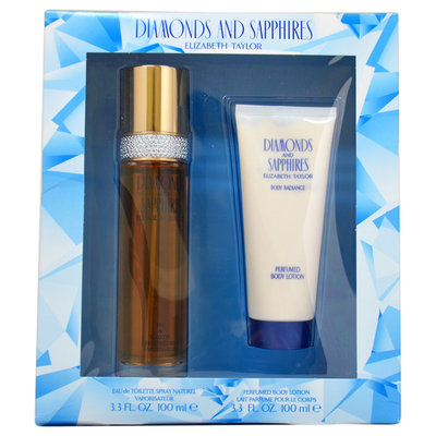 Elizabeth Taylor Diamonds and Sapphires for Women - 2-Piece Gift Set