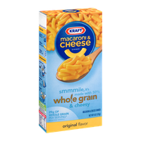 Kraft Whole Grain Macaroni & Cheese Dinner Original Flavor