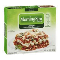 MorningStar Farms Lasagna Entree with Sausage-Style Crumbles