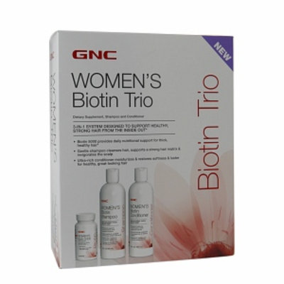 GNC Women's Biotin Trio 3-IN-1 System for Healthy, Strong Hair, 1 ea