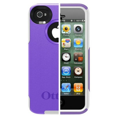 Otterbox Commuter Cell Phone Case for iPhone4/4S - Purple (77-18540P1)