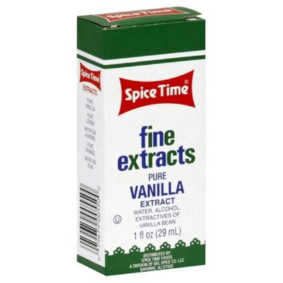 Spice Time Extracts Pure Vanilla, 1-Ounce (Pack of 8)