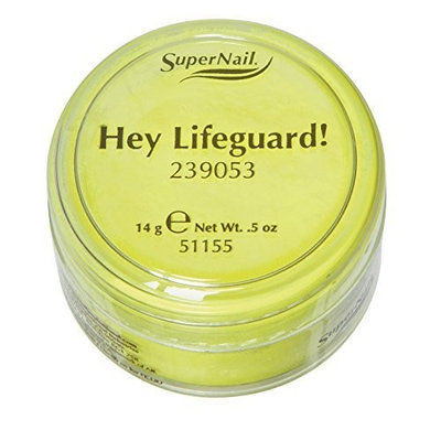 Supernail Acrylic Powder, Hey Lifeguard, 0.5 Ounce