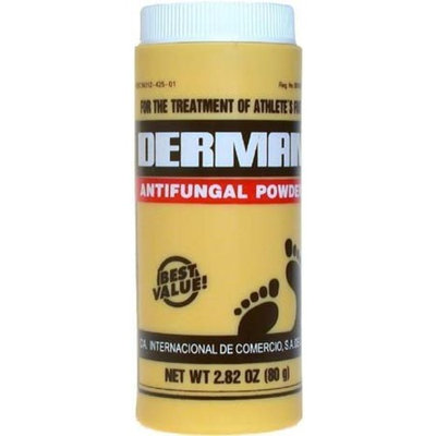 Derman Antifungal Powder for Treatment of Athlete's Foot 80g/2.82oz