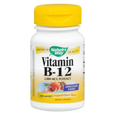 Nature's Way Vitamin B-12 Dietary Supplement Lozenges