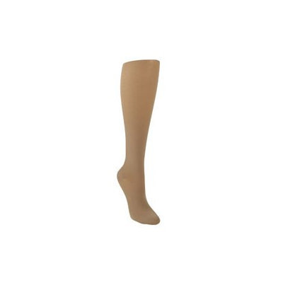 Sigvaris Soft Opaque 841CMSW35 15-20mmHg Closed Toe Calf Length Medium Short Women Nude