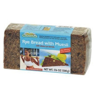 Mestemacher Bread Mestemacher Rye Bread with Muesli, 17.6-Ounce Units (Pack of 12)