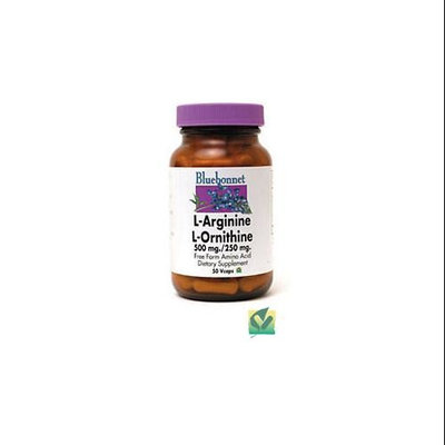 L-Arginine/L-Ornithine 500mg/250mg Bluebonnet 100 Caps