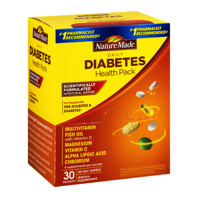 Nature Made Daily Diabetes Health Pack - 30 PK