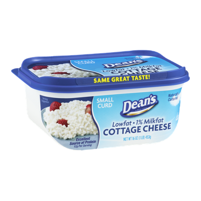 Dean's Lowfat Cottage Cheese Small Curd 16 OZ