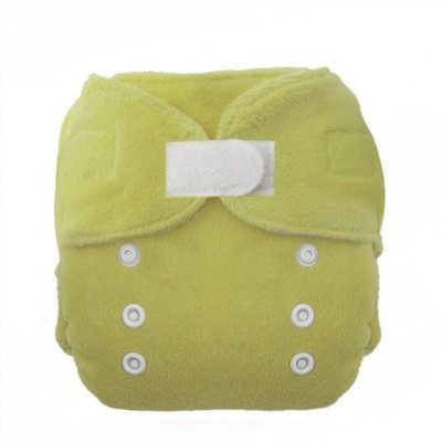 Thirsties Duo Fab Fitted Cloth Diapers, Honeydew, Size One (6-18 lbs) (Discontinued by Manufacturer)
